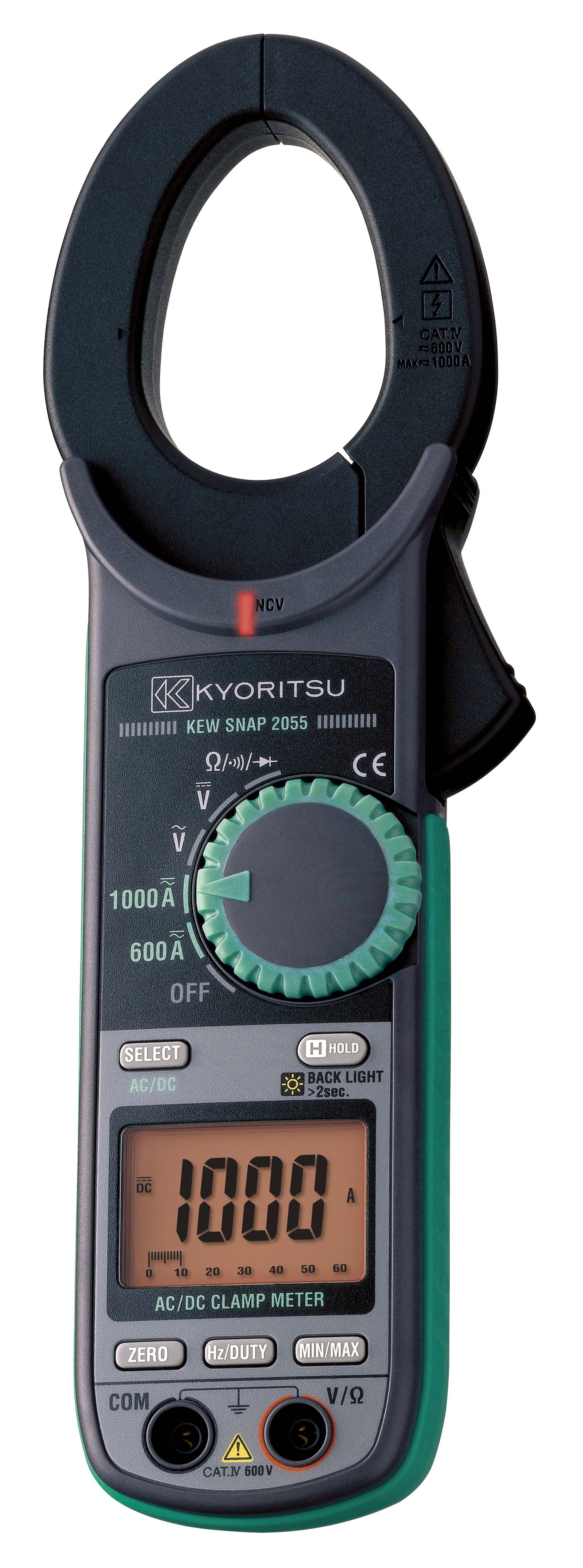 共立電気計器 交流電流・直流電流測定用クランプメータ KEW2055-
